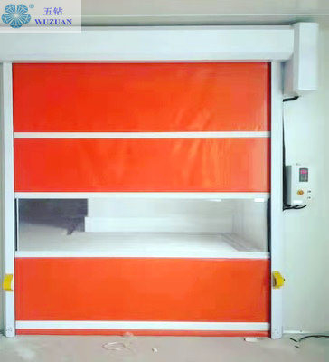                  Remote Control Motor Factory High Speed PVC Door for Cold Room             