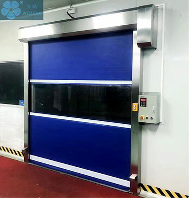 Dust Proof 3000mm Width 1.5mm PVC Roller Shutter Doors