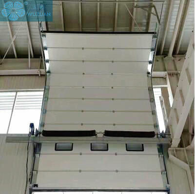 0.25m/S 0.45mm Galvanized Steel Industrial Overhead Door