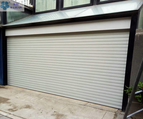 PU Infilled Electric Aluminum Alloy Roller Shutter Garage Doors