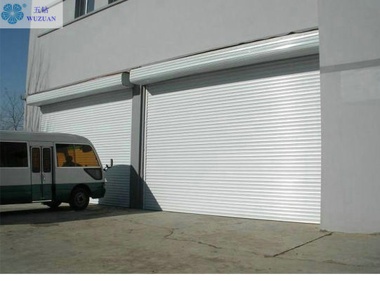 0.7mm Aluminium Automatic Roll Up Interlocked Slat Garage Door