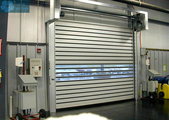 3m Height 1.2/S High Speed Spiral Door With Clear Window