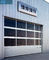 Thermal Insulated 40mm 0.35mm Steel Full View Garage Doors
