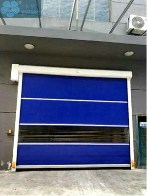 2000mm Width 0.9mm Curtain High Speed Rolling Doors