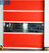 Red 2m/S 2mm Steel High Speed Industrial Doors
