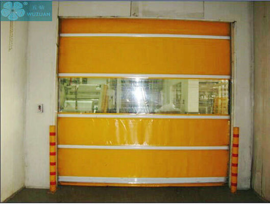 Steel Frame 1.2m/S 1.5mm Curtain PVC Roller Shutter Doors