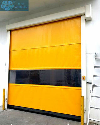 Steel Frame 1.2m/S 1.5mm Curtain PVC Roller Shutter Doors