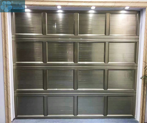 Easy Installation 4cm Silver Color Insulated Sectional Doors