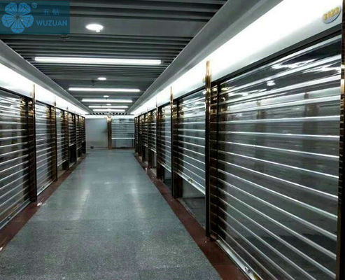 Galvanized Coating SS304 TRSD-00014 Clear Roller Shutters
