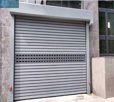 380V 1.2m/S Exterior Aluminium Roller Shutter Garage Doors