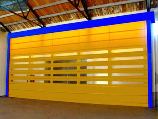 3m Height  0.6 M/S Roll Up Security Shutters With PVC Window