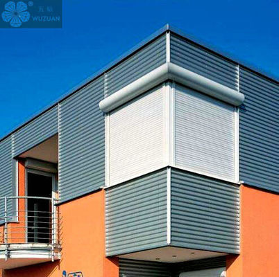 GB/TI 6730 0.27mm Aluminum Outdoor Window Shutters For Villa