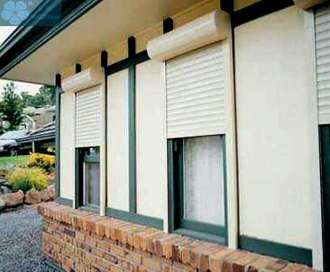 Residential 2mm 4500PA Wind Load Automatic Window Shutters