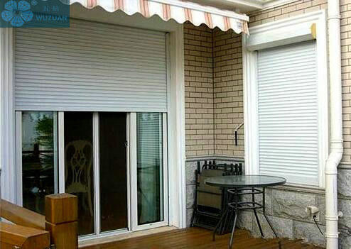 Residential 2mm 4500PA Wind Load Automatic Window Shutters