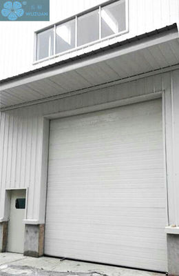 0.25m/S 0.45mm Galvanized Steel Industrial Overhead Door