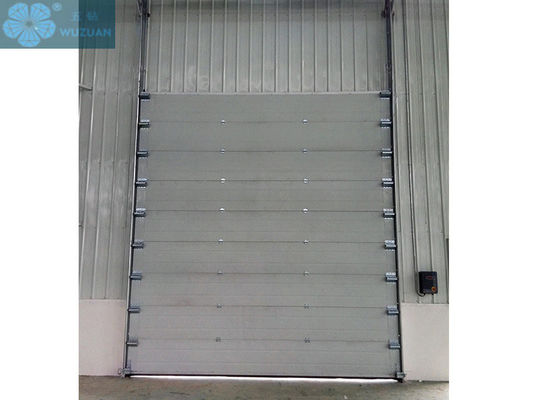 0.25m/S 0.45mm Galvanized Steel Industrial Overhead Door