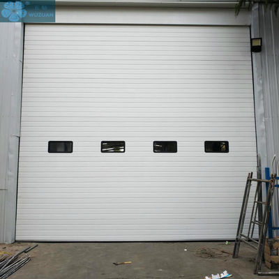 0.35mm Galvanized Steel 440mm Panel Industrial Overhead Door