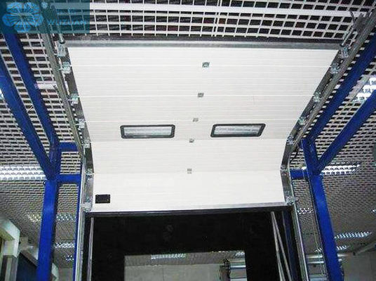 0.35mm Galvanized Steel 440mm Panel Industrial Overhead Door