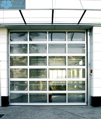 Residential Glass Sectional Garage Door 12000x8000mm