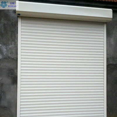 PU Foaming Insulated Aluminum Alloy Roller Shutter Garage Doors / Aluminium Security Door