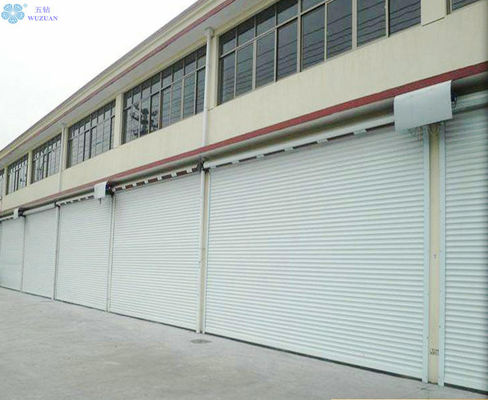 0.8mm Aluminum Bulletproof Vertical Roller Shutter Garage Doors