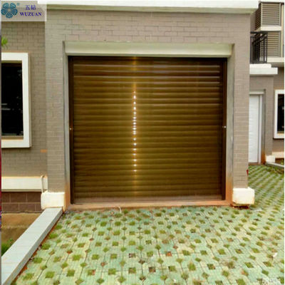 PU Infilled Electric Aluminum Alloy Roller Shutter Garage Doors