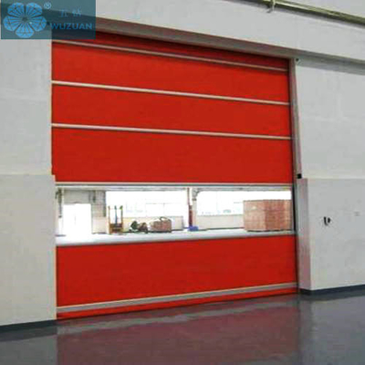 2m/s opening Overhead Rapid Action PVC Roll Up Shutter Door 6000x6000mm