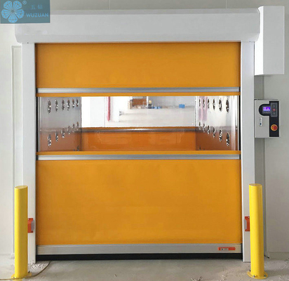                  Rapid Soft Rolling Roller Shutter High Speed PVC Door             