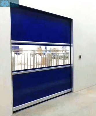                  Rapid Soft Rolling Roller Shutter High Speed PVC Door             