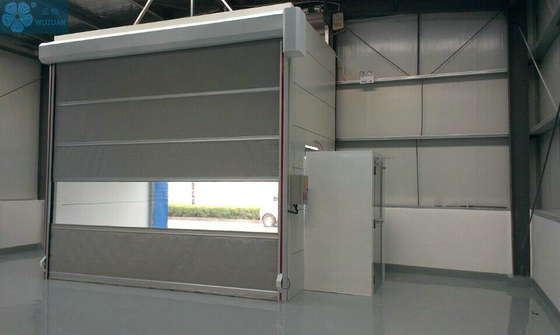                  Rapid Soft Rolling Roller Shutter High Speed PVC Door             