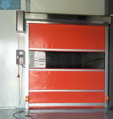                  Rapid Soft Rolling Roller Shutter High Speed PVC Door             