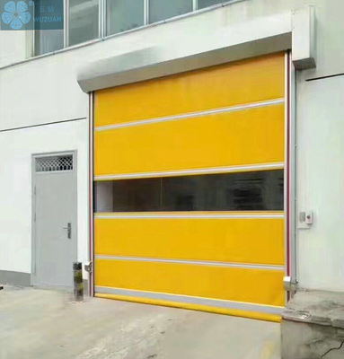                  Rapid Soft Rolling Roller Shutter High Speed PVC Door             