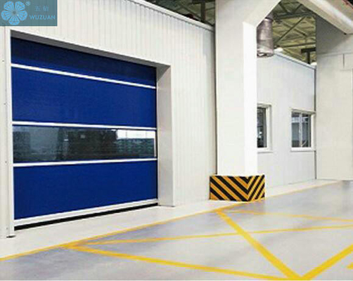                  Rolling Roller Roll up Shutter Industrial Pull Cord Rapid Action PVC Door High Speed Door             