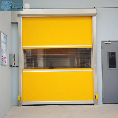                  Industry Warehouse PVC Plastic Fabric Curtain Clean Room High Quality Electric Fast Acting PVC High Speed Roller Door             