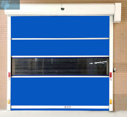                  Customized Industrial Rapid Fast Rolling up PVC Shutter High Speed Door             