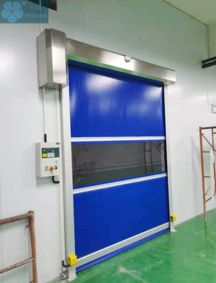                  High Quality High Speed Plastic Fast Rolling PVC Shutter Door for Factory / Garage             