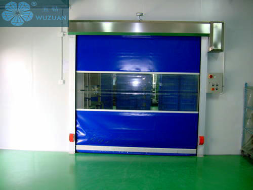                  High Quality High Speed Plastic Fast Rolling PVC Shutter Door for Factory / Garage             